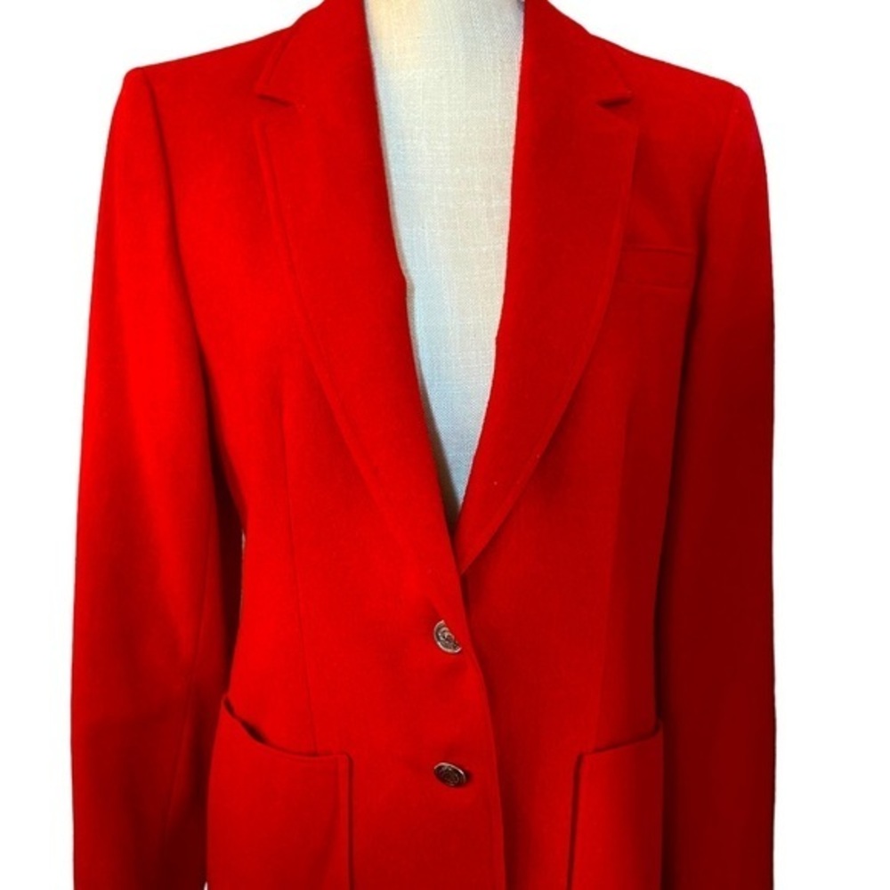 Pendleton young Vintage gorgeous wool red blazer‎ size approximately 8-10